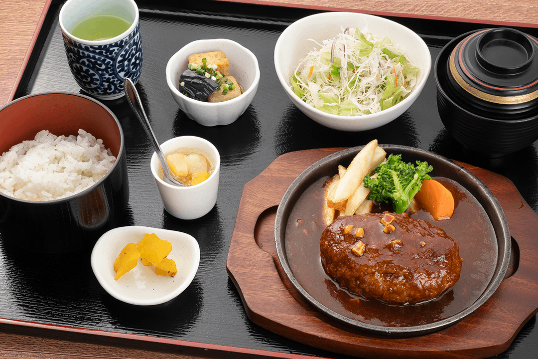 デミグラスハンバーグステーキ定食